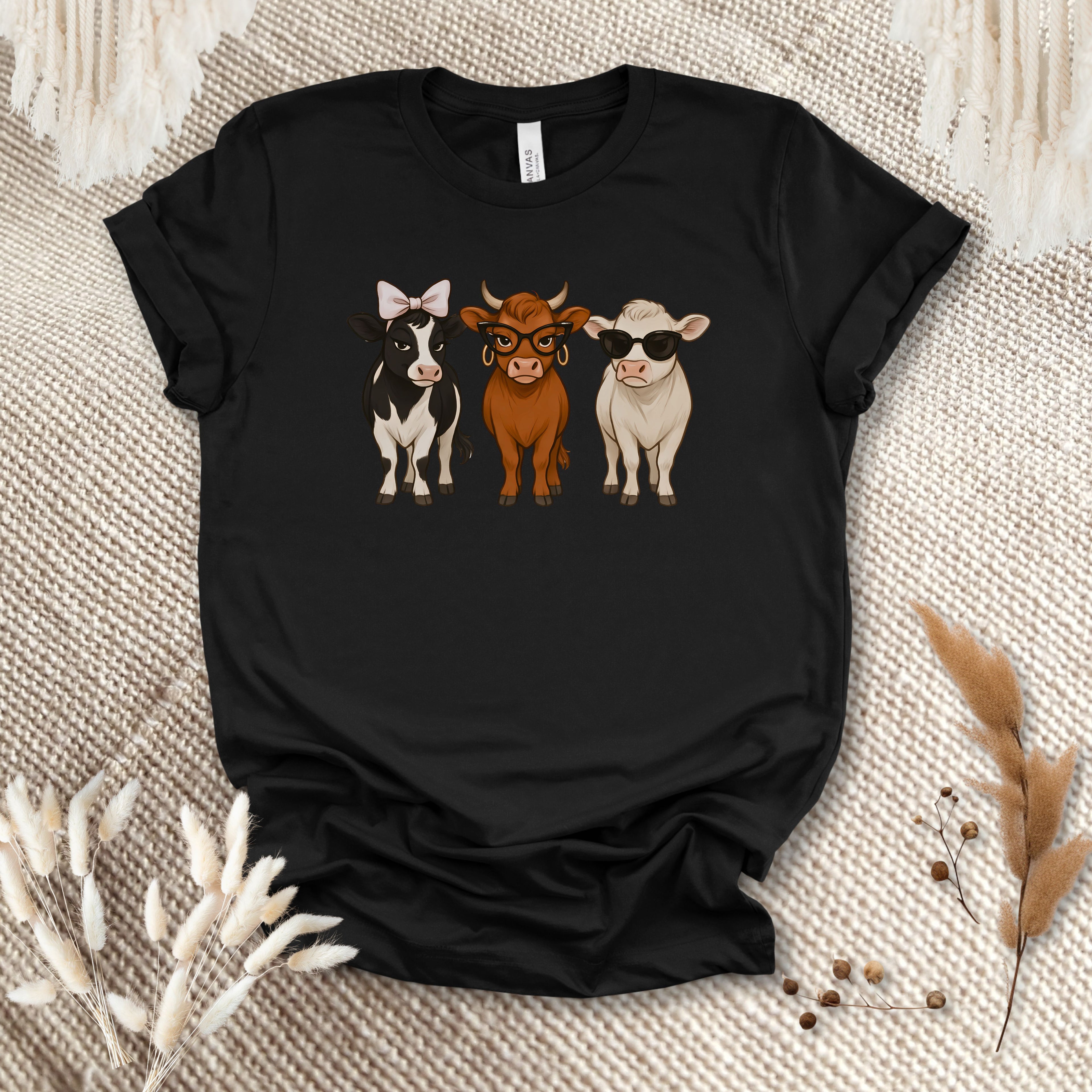 Trendy Cow Trio Tee