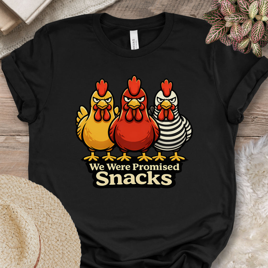 Hungry Chicken Attitude Graphic T-Shirt