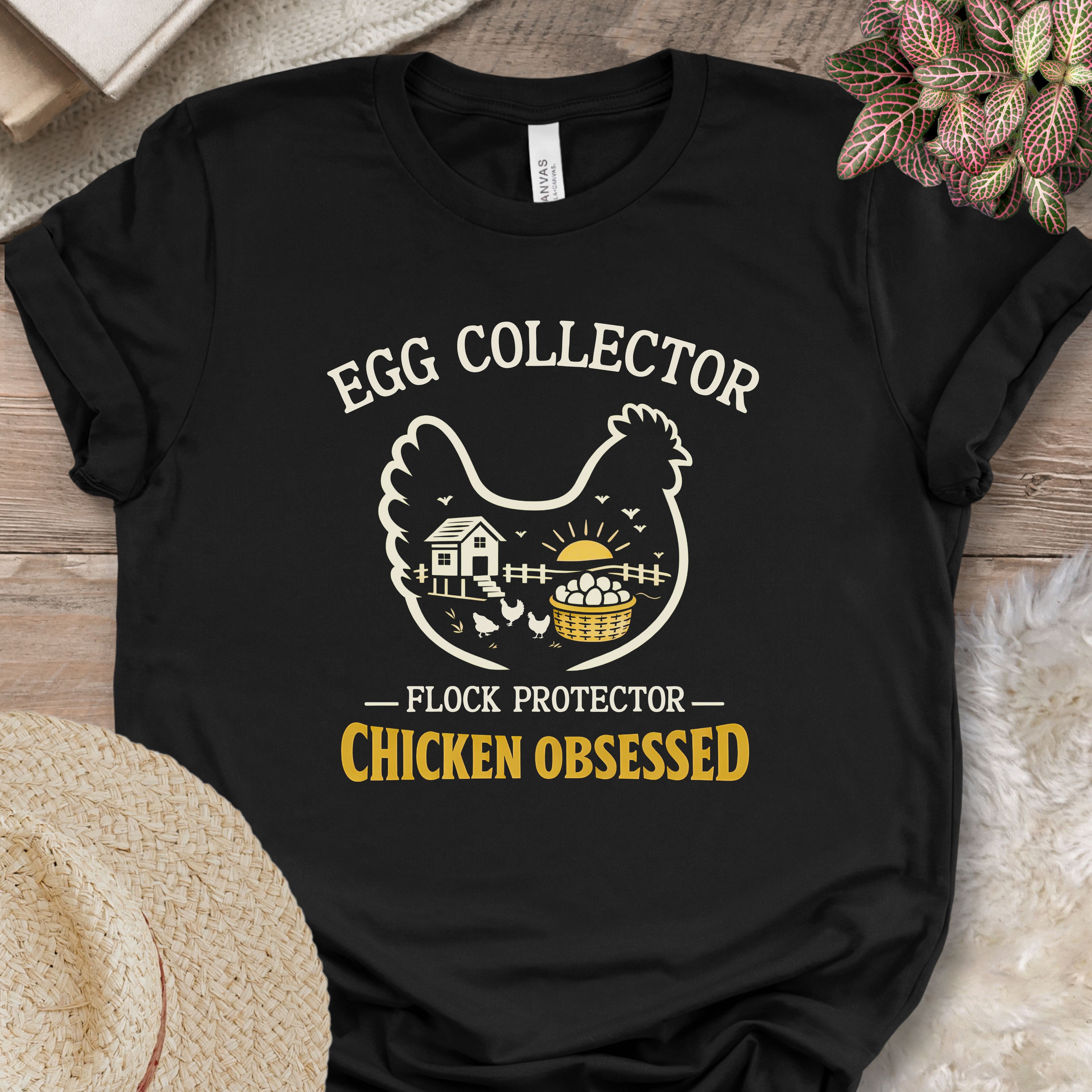 Chicken Obsessed Egg Collector Shirt