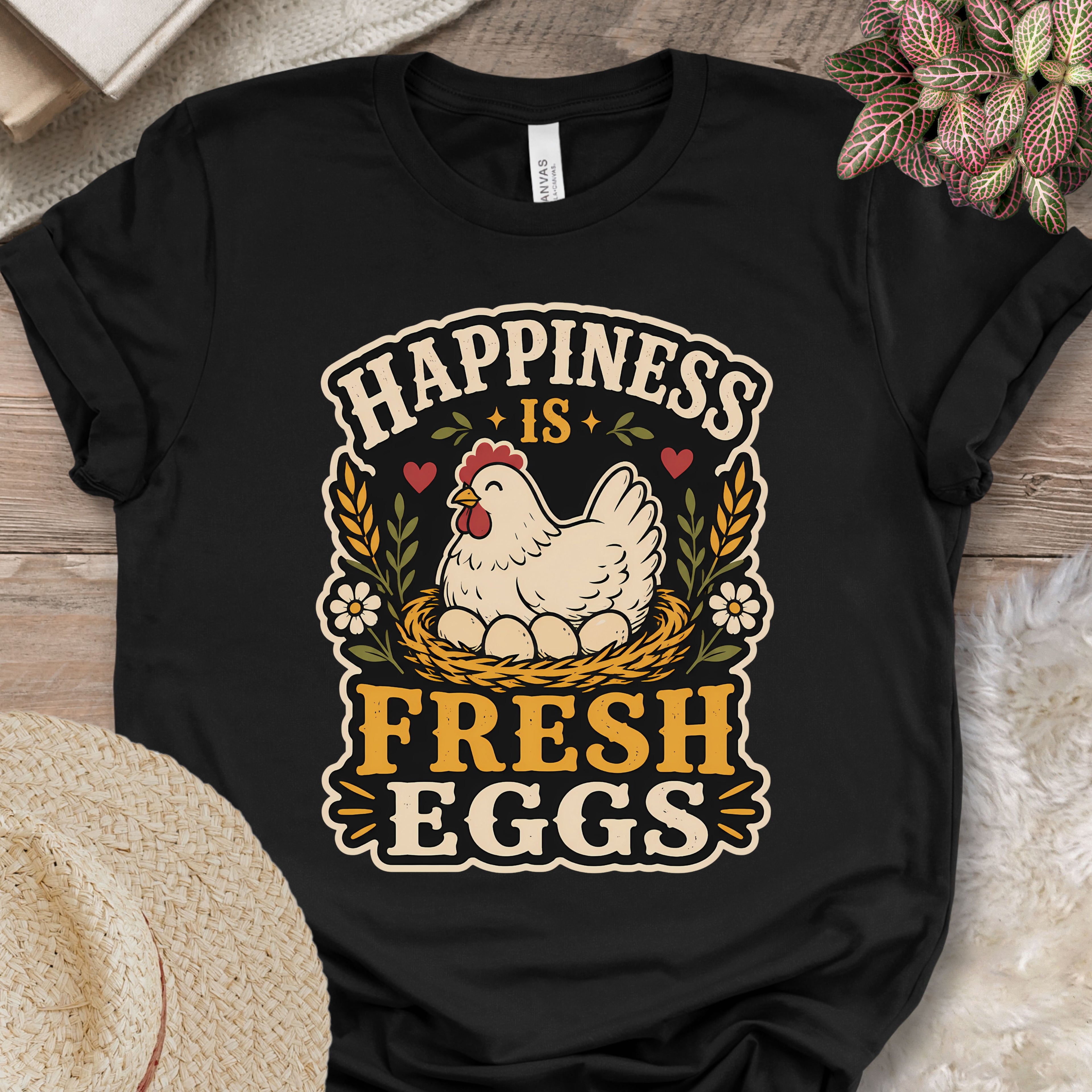 Fresh Eggs Happiness T-Shirt