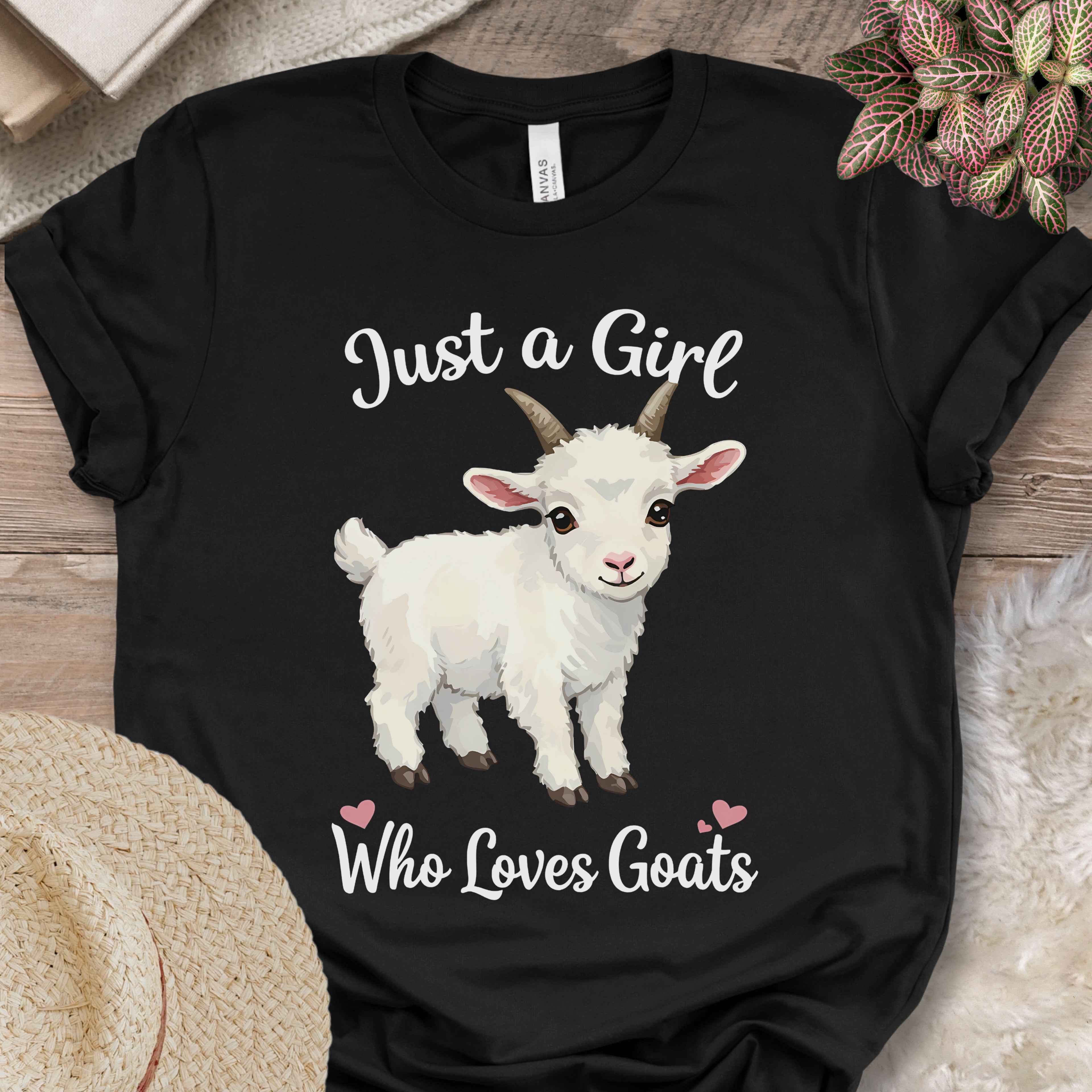 Just a Girl Who Loves Goats Tee