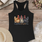 Distracted Chicken Trio Tank Top
