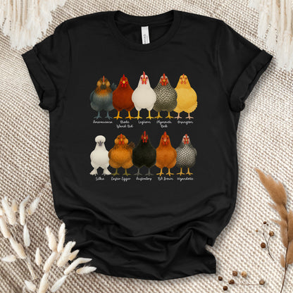 Fancy Chicken Breeds T-Shirt