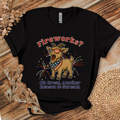 Fireworks Scream Goat Tee