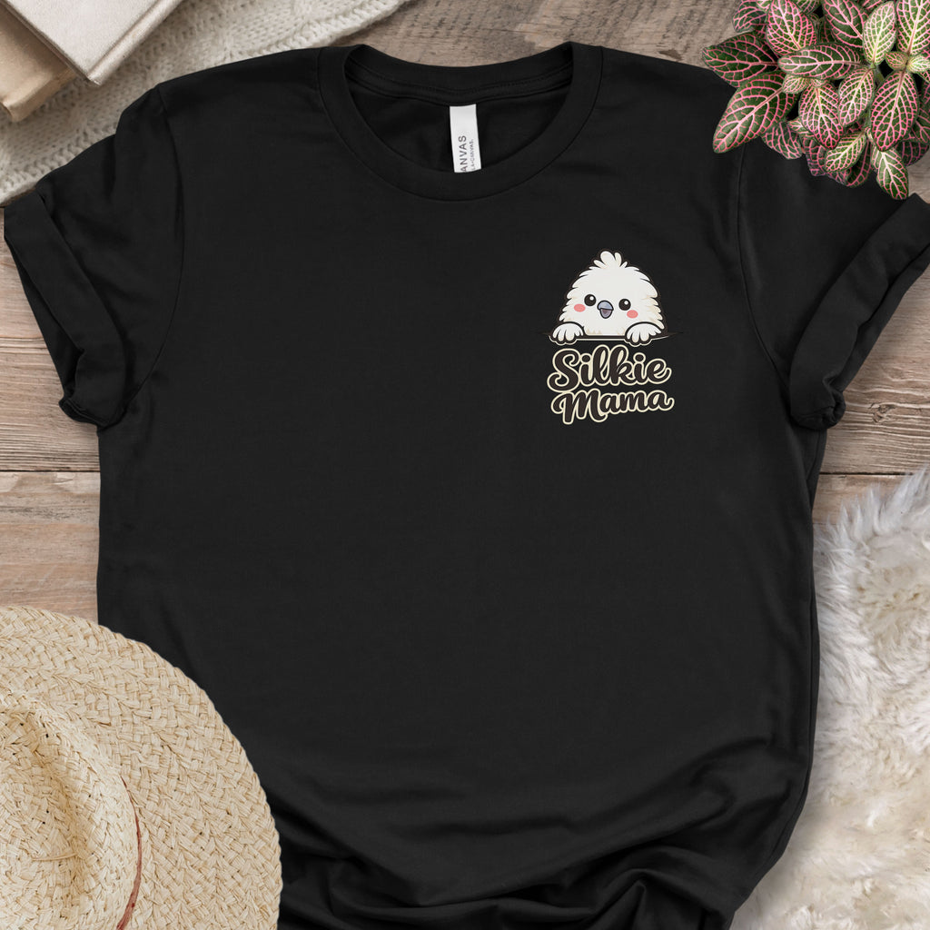 Silkie Mama Chest Print T-Shirt