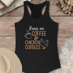 Coffee Chicken Cuddles Tank Top