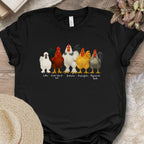 Rooster Roster Chicken T-Shirt