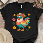 Tropical Chicken Summer Vibes T-Shirt