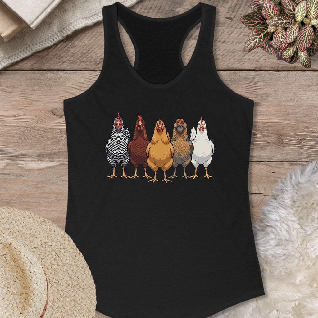 Chicken Lineup Tank Top