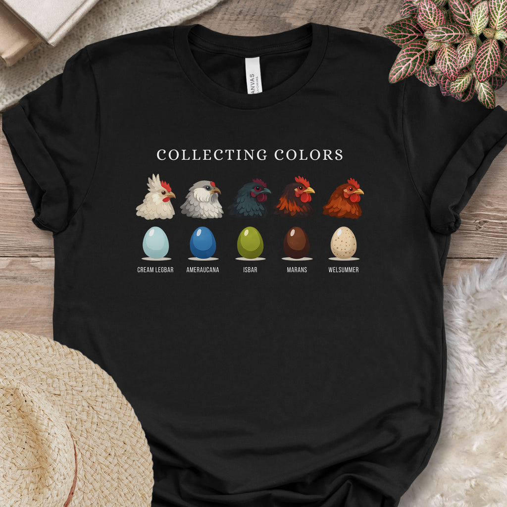 Colorful Farm Fresh Egg Chart Tee