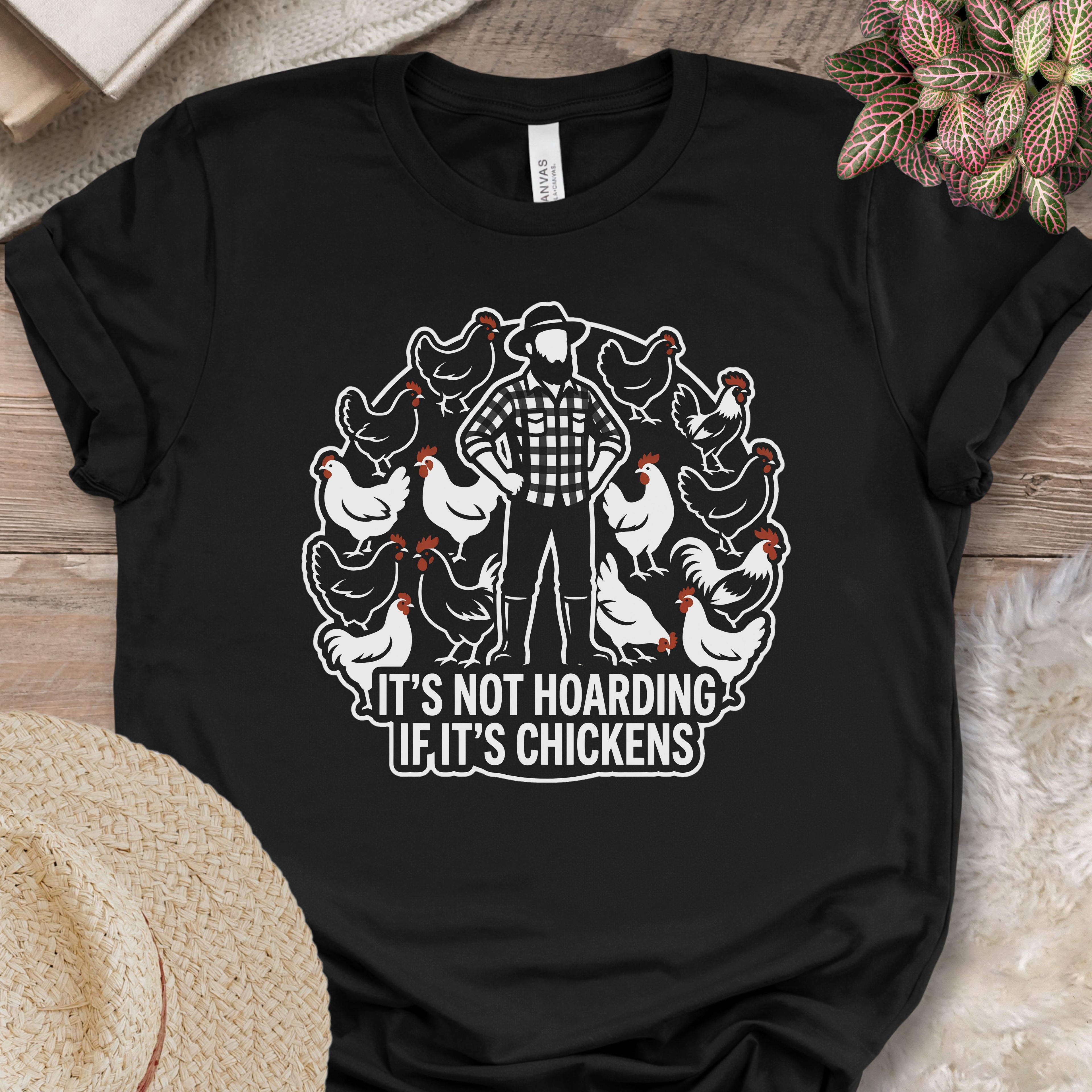 Not Hoarding Chicken Dad Shirt