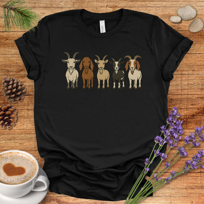 Cute Cartoon Goats Farm Shirt