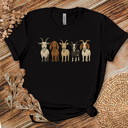 Cute Cartoon Goats Farm Shirt