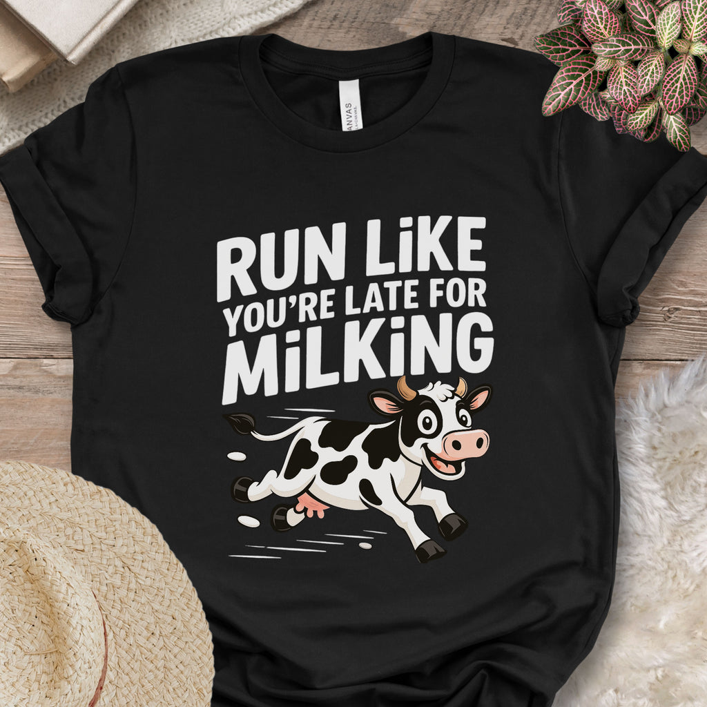 Run Like You’re Late for Milking Tee