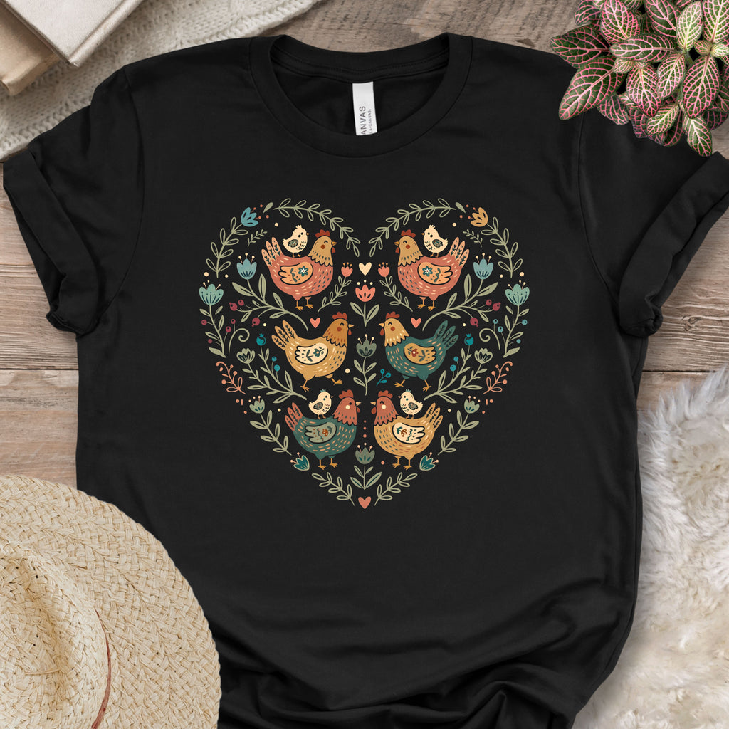 Chicken Heart Pattern Tee