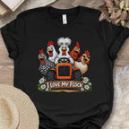 Tractor Chicken Flock Tee