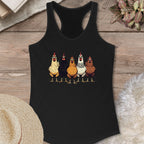 Colorful Chicken Lineup Tank Top