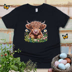 Kids Floral Baby Cow Tee
