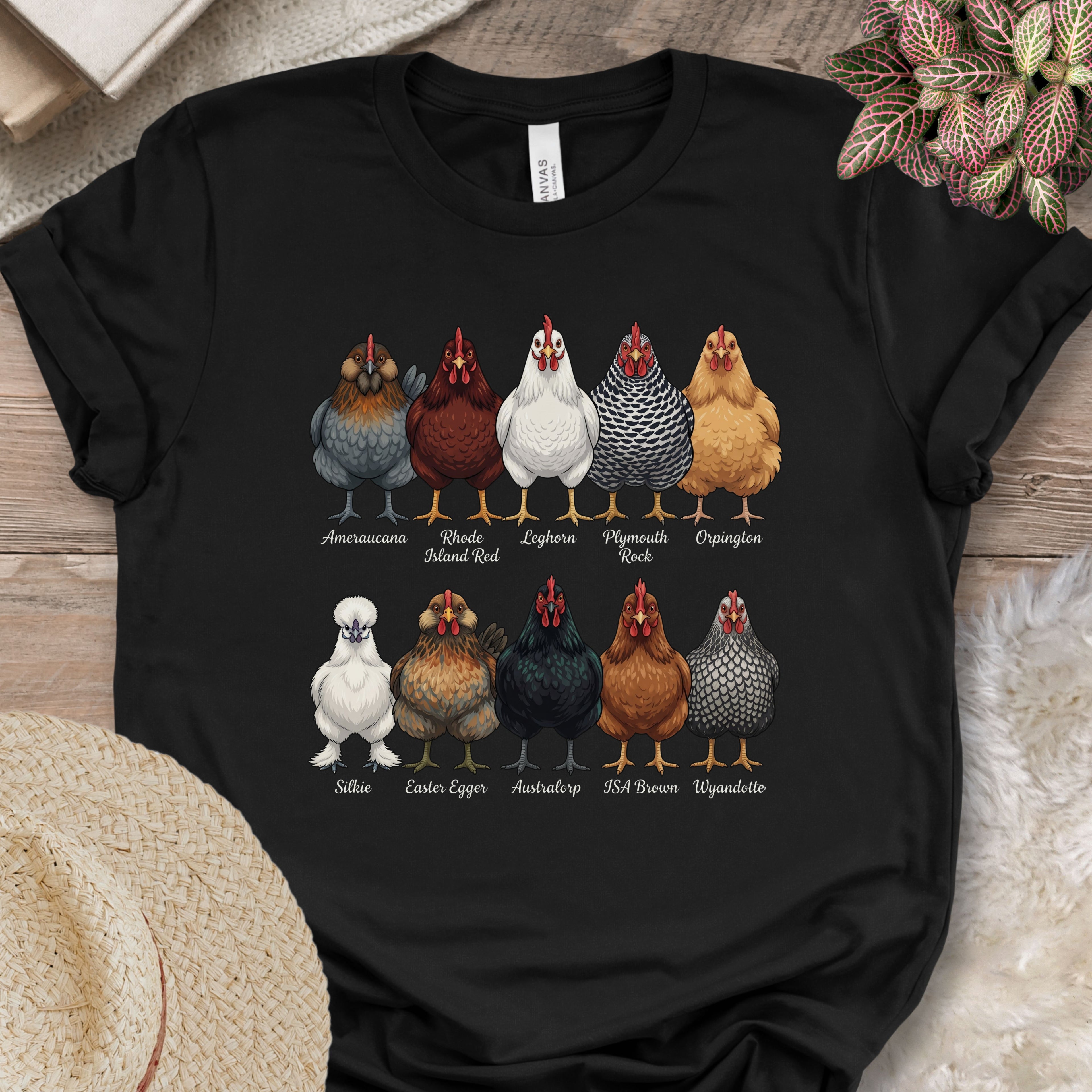 Chicken Collection Graphic Shirt