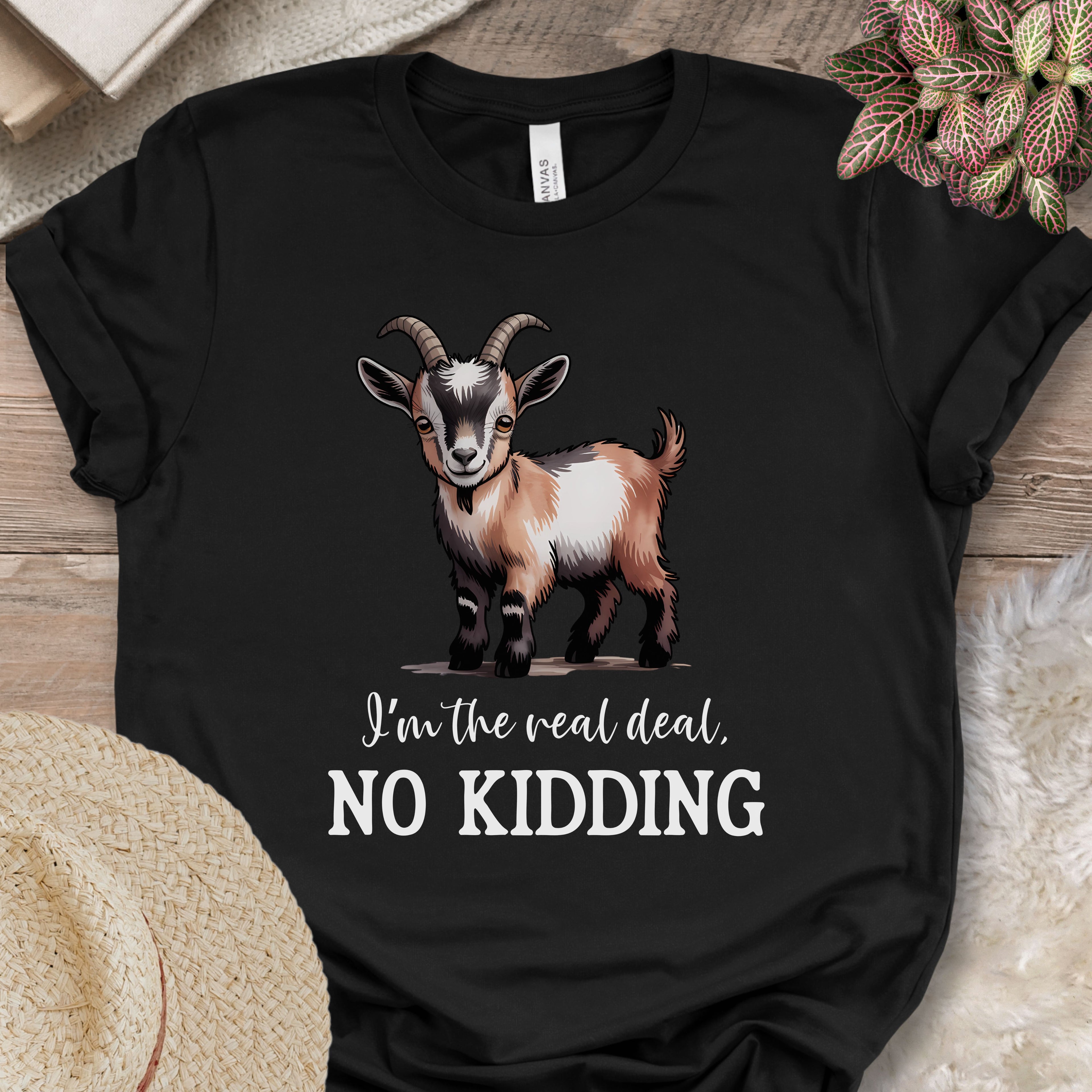 No Kidding Goat Tee