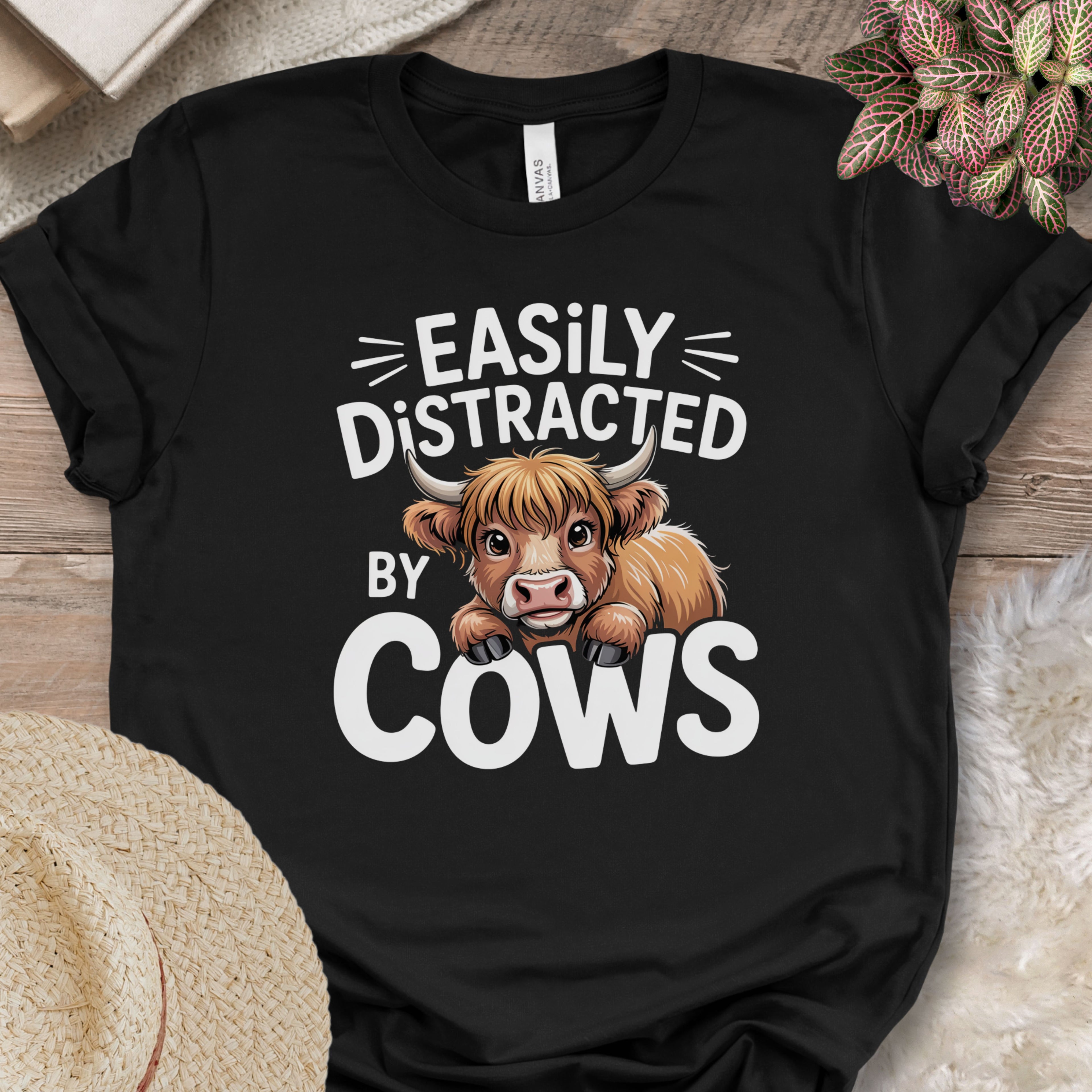 Easily Distracted by Cows Tee