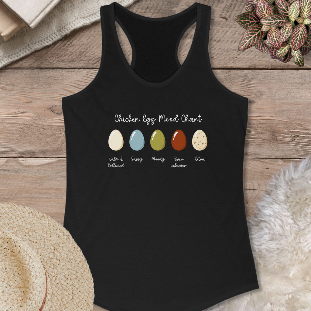 Chicken Egg Mood Tank Top