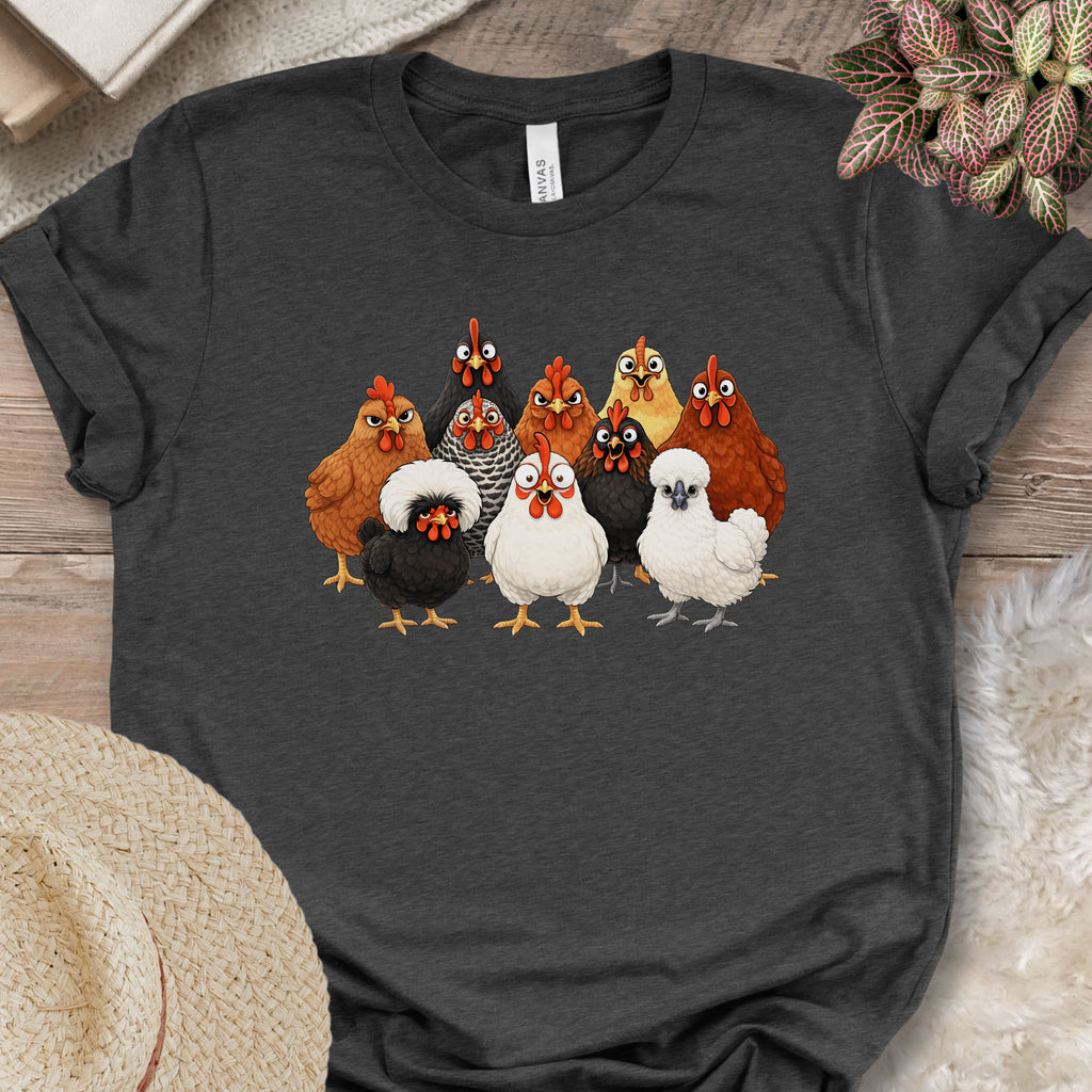 Silly Chicken Breeds Tee