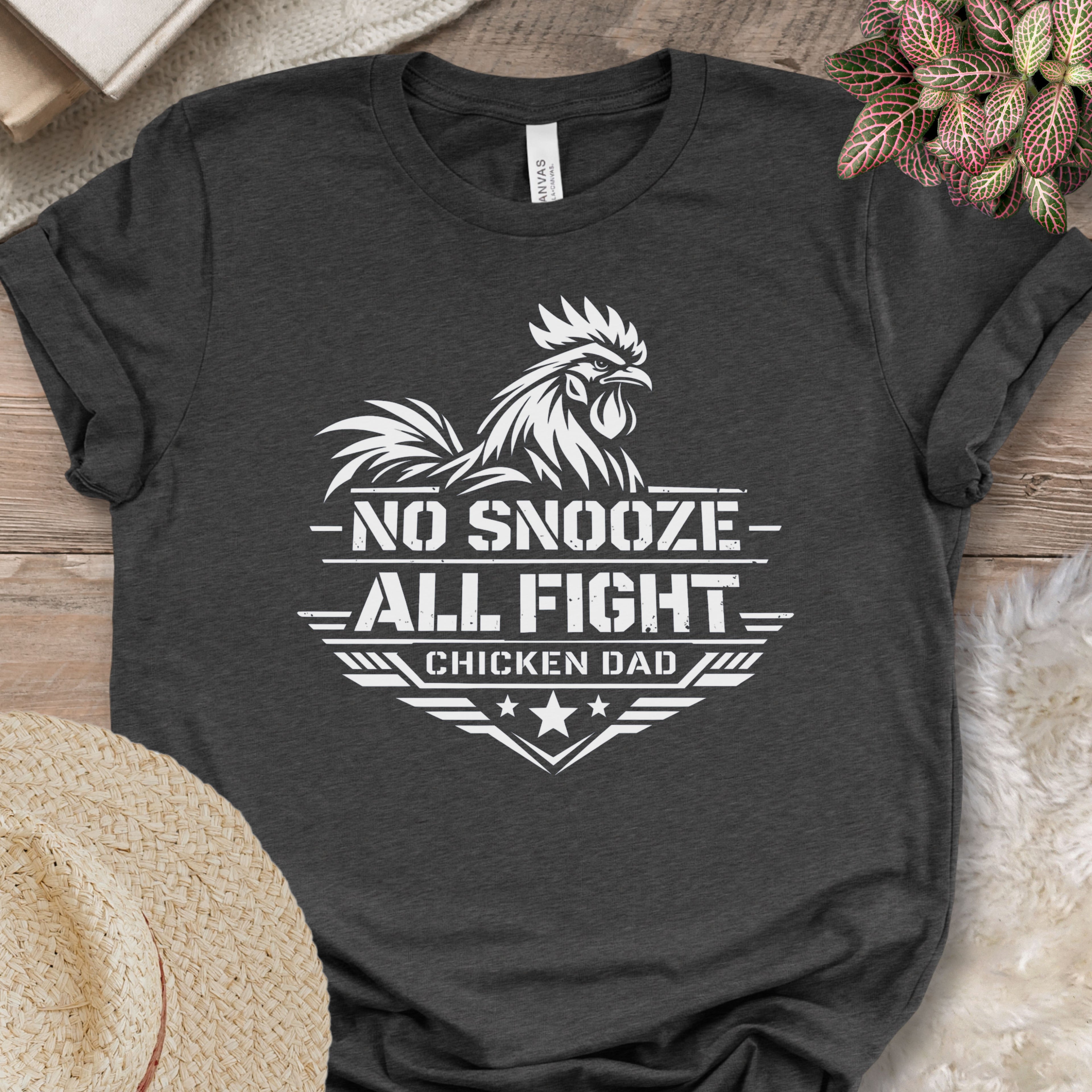 No Snooze Chicken Dad Tee