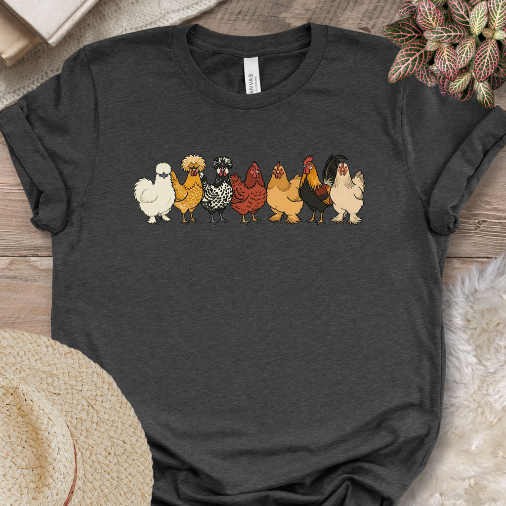 Backyard Chicken Variety Lineup T-Shirt