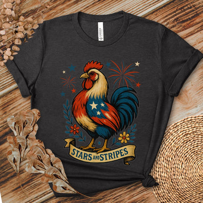 Stars and Stripes Rooster Shirt