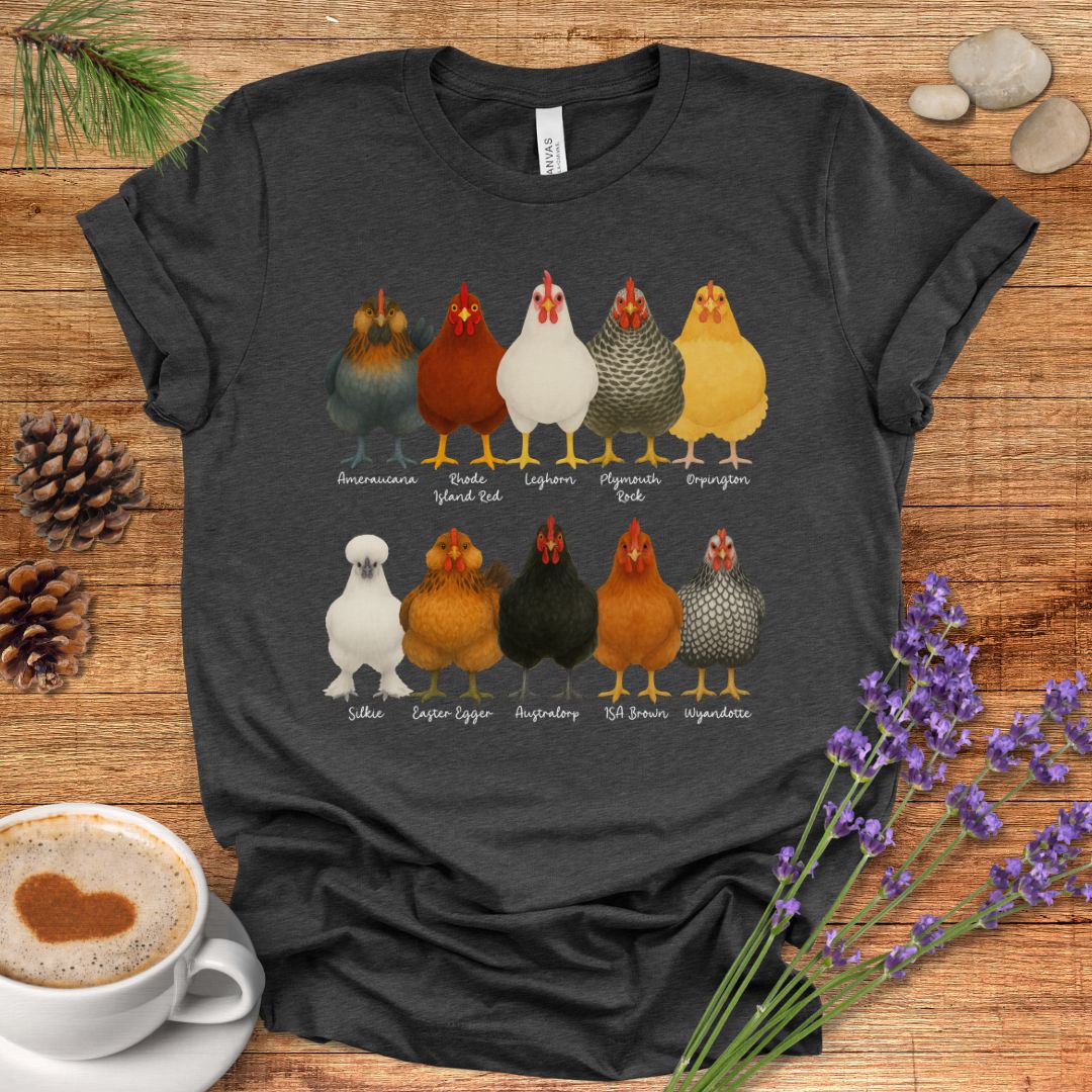 Fancy Chicken Breeds T-Shirt
