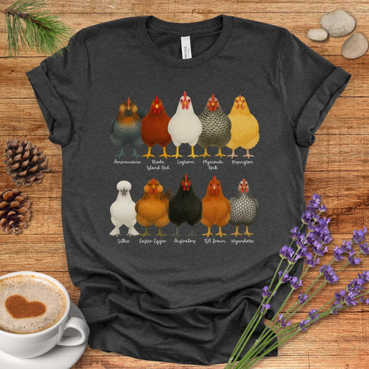 Fancy Chicken Breeds T-Shirt