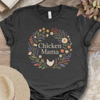 Floral Poultry Caregiver Graphic T-Shirt