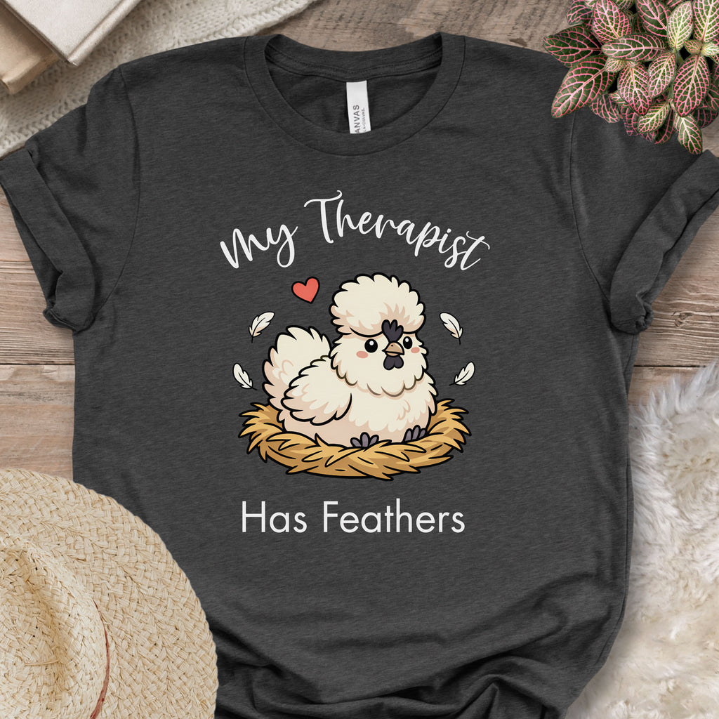 Feathered Therapist Chicken Tee
