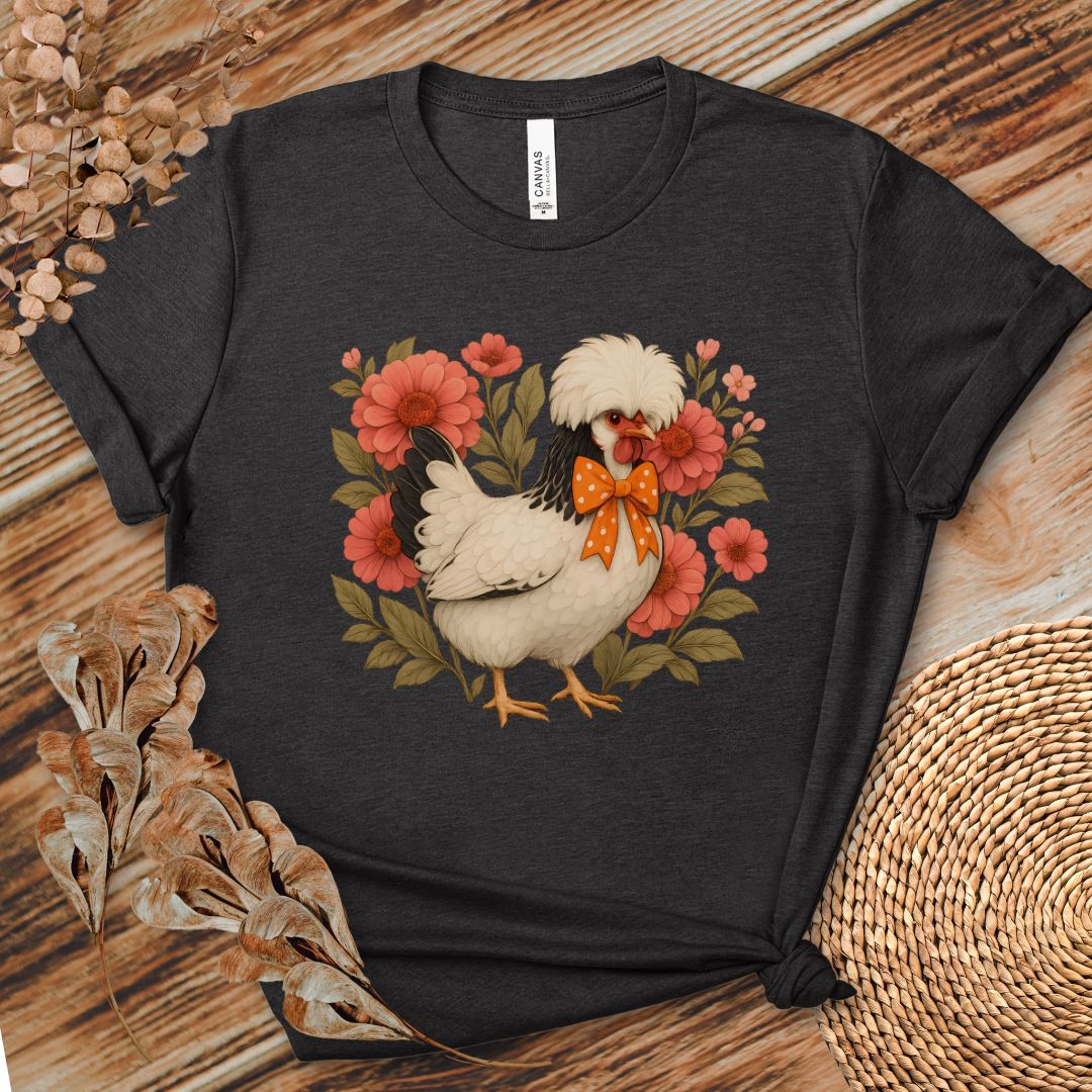 Floral Polish Chicken Shirt