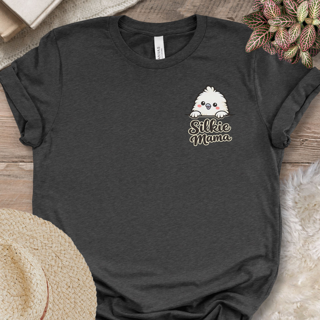 Silkie Mama Chest Print T-Shirt