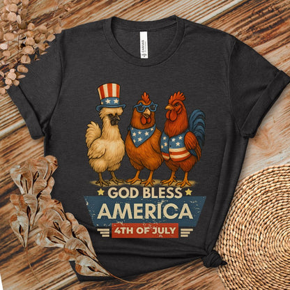 God Bless America Chicken Shirt