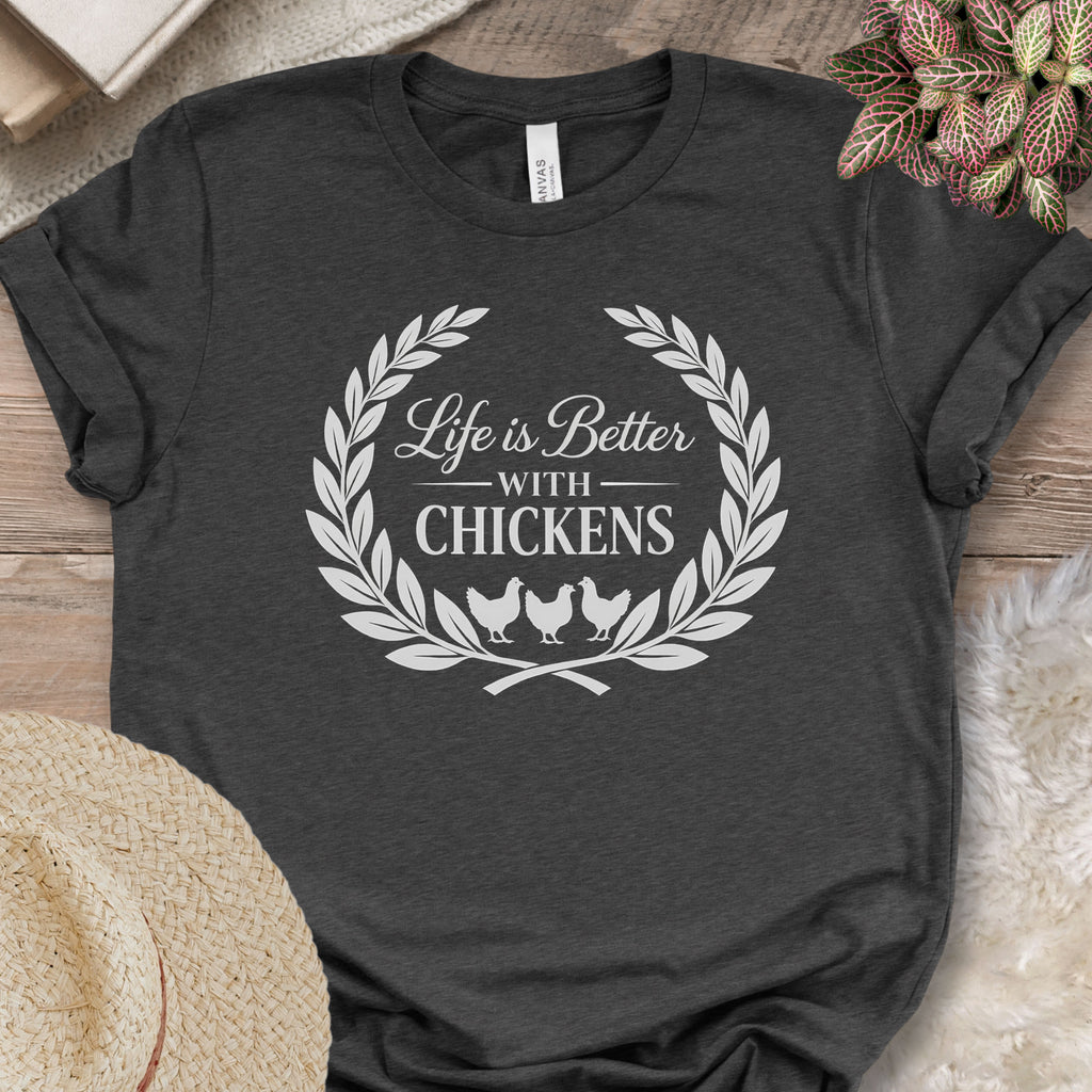 Rustic Poultry Lifestyle Crest T-Shirt