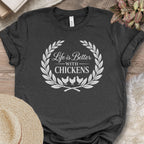 Rustic Poultry Lifestyle Crest T-Shirt