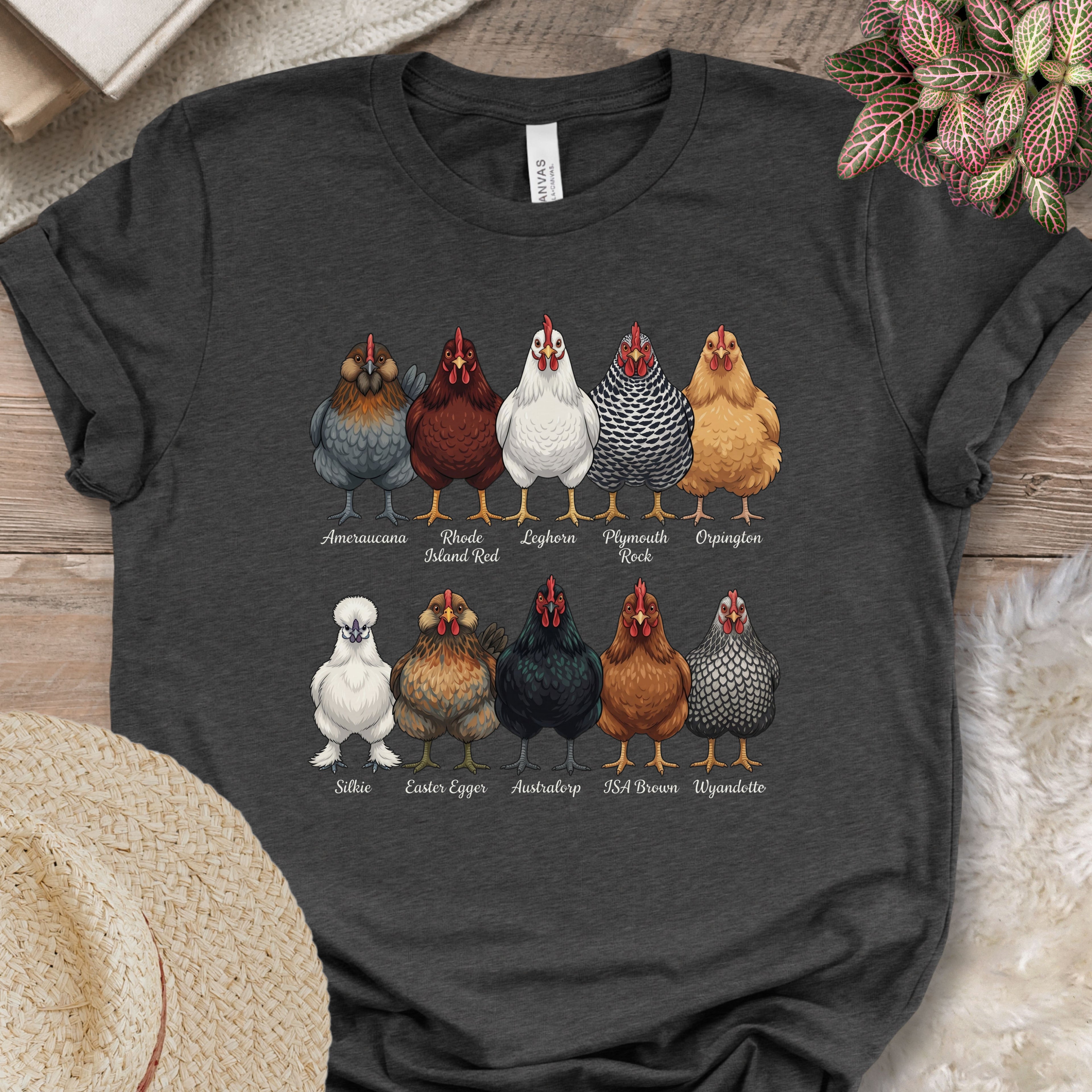 Chicken Collection Graphic Shirt