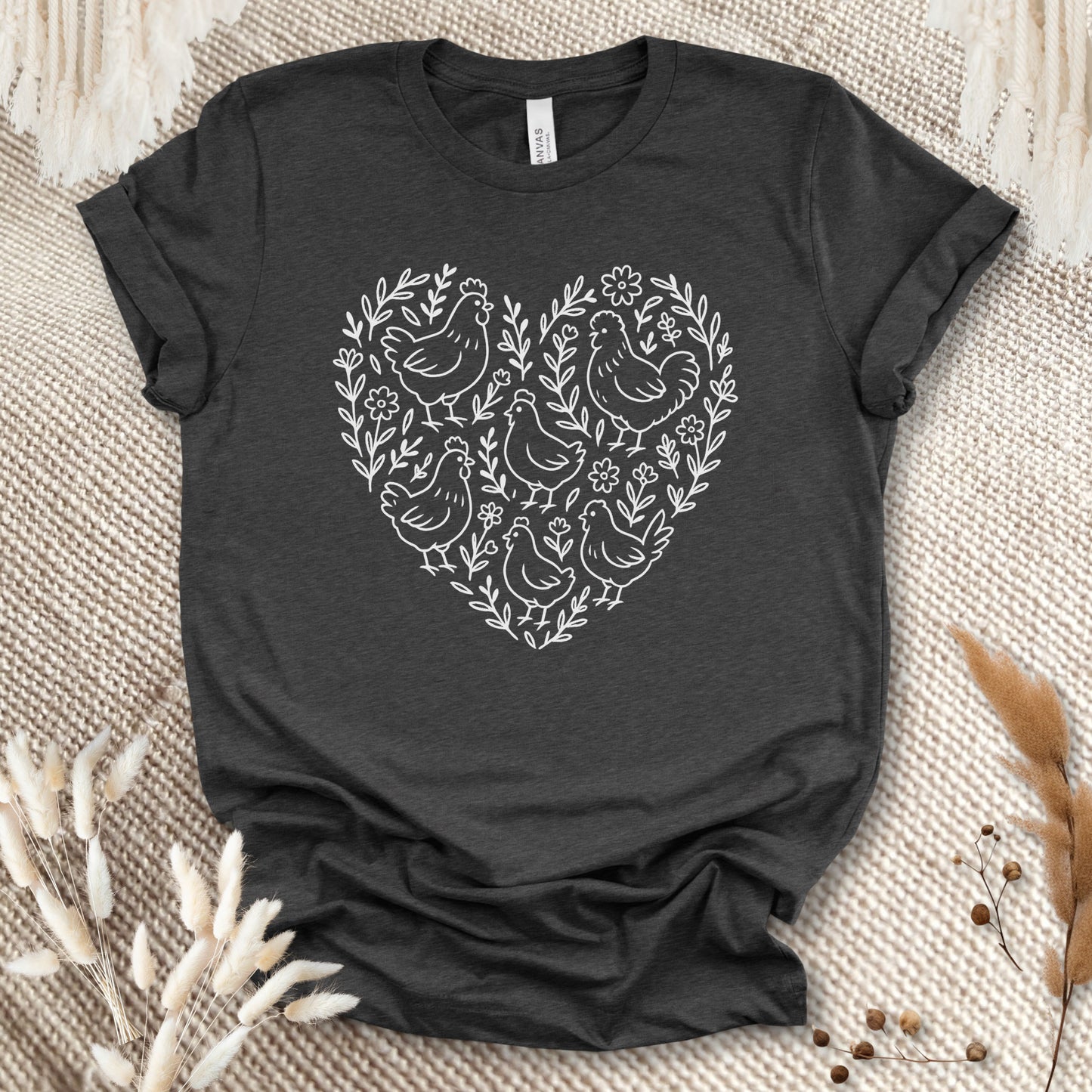 Chicken Heart Floral Tee