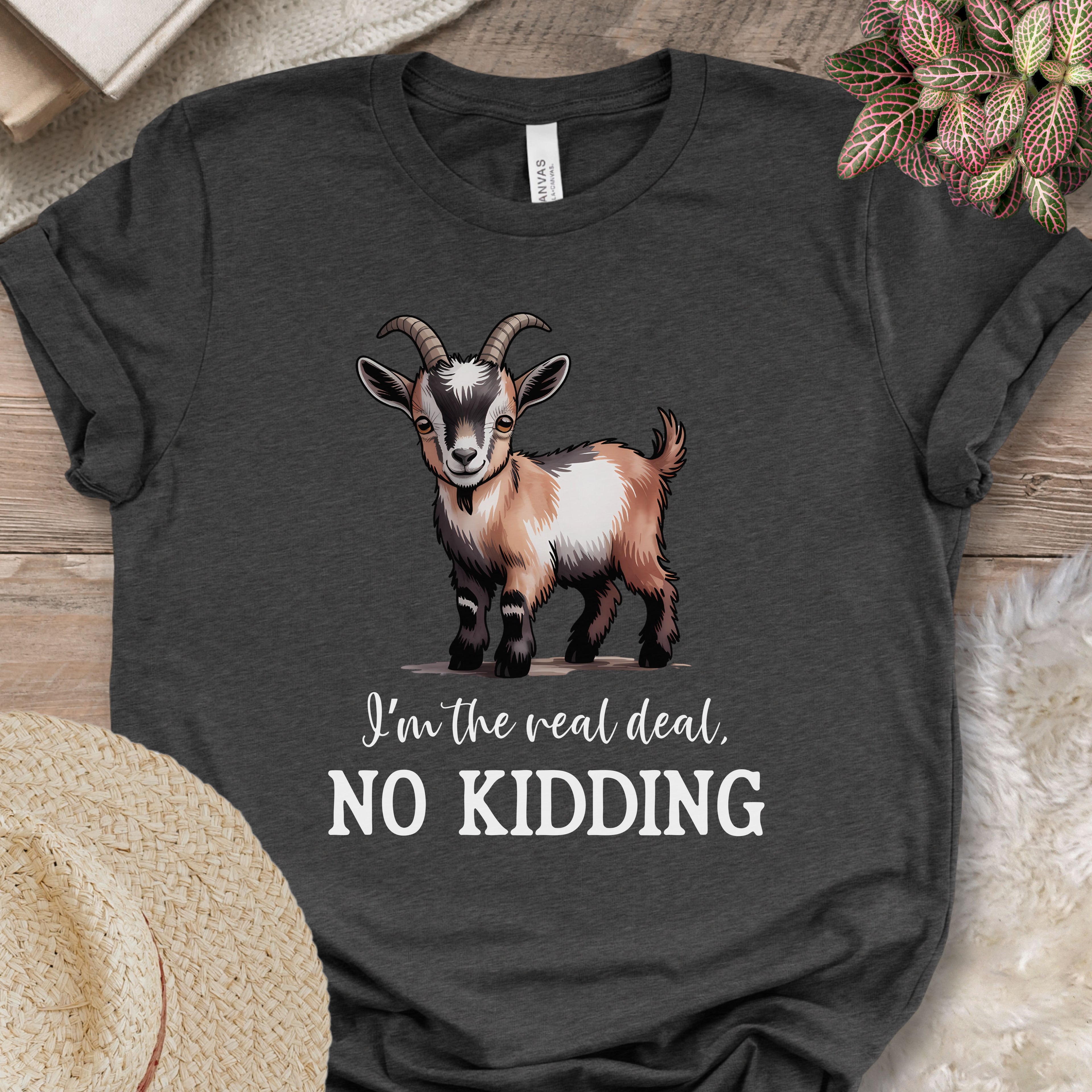 No Kidding Goat Tee