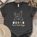 Farm Fresh Eggs Chicken Tee