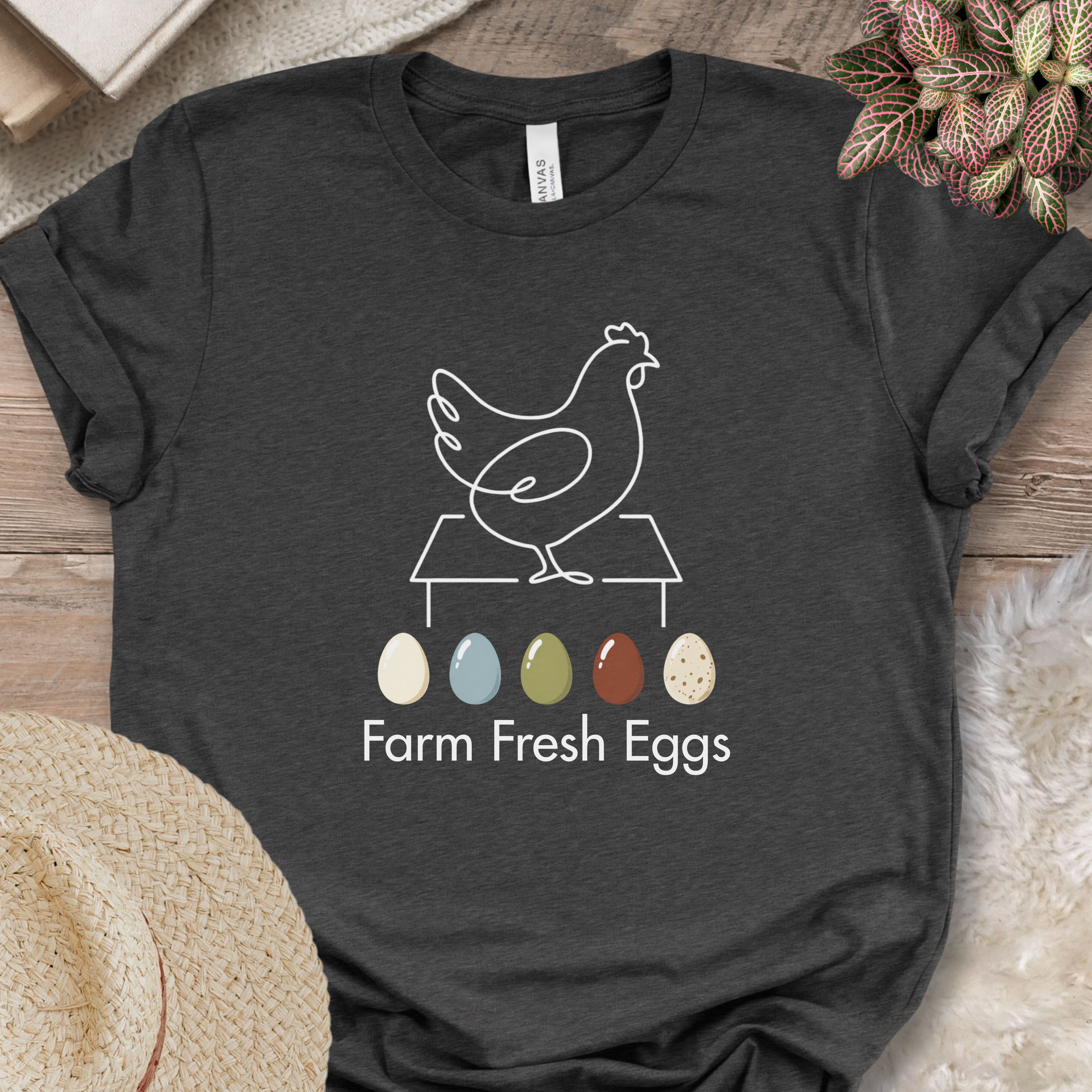 Farm Fresh Eggs Chicken Tee