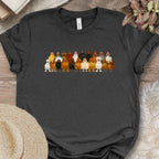 Popular Chicken Breeds Lineup T-Shirt