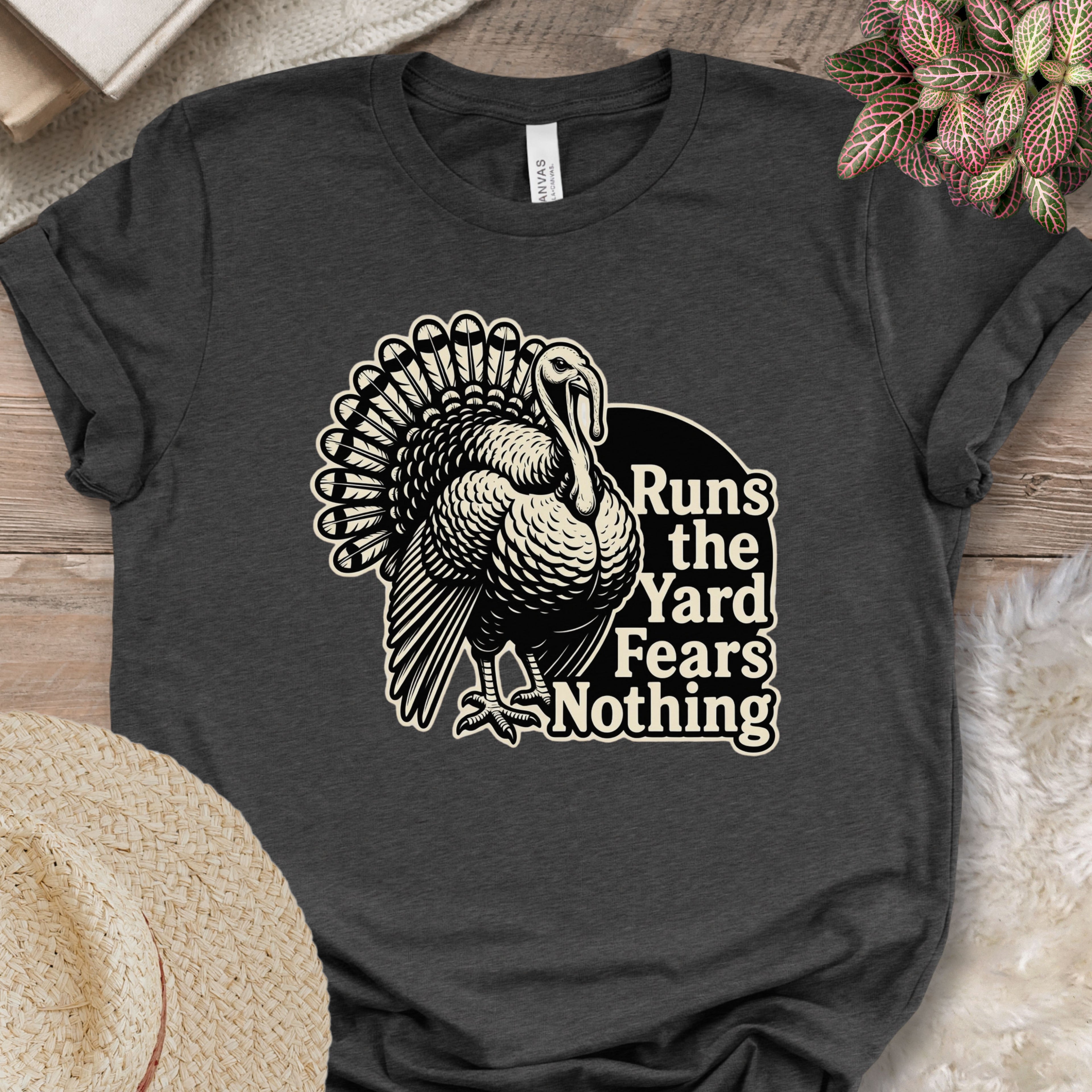 Tough Farmyard Turkey Graphic Shirt