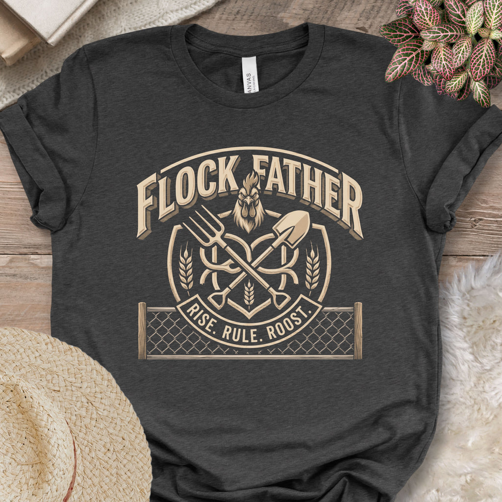 Flock Father Chicken Shirt