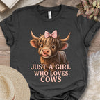 Just a Girl Who Loves Cows Tee
