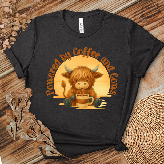 Powered by Coffee and Cows Shirt