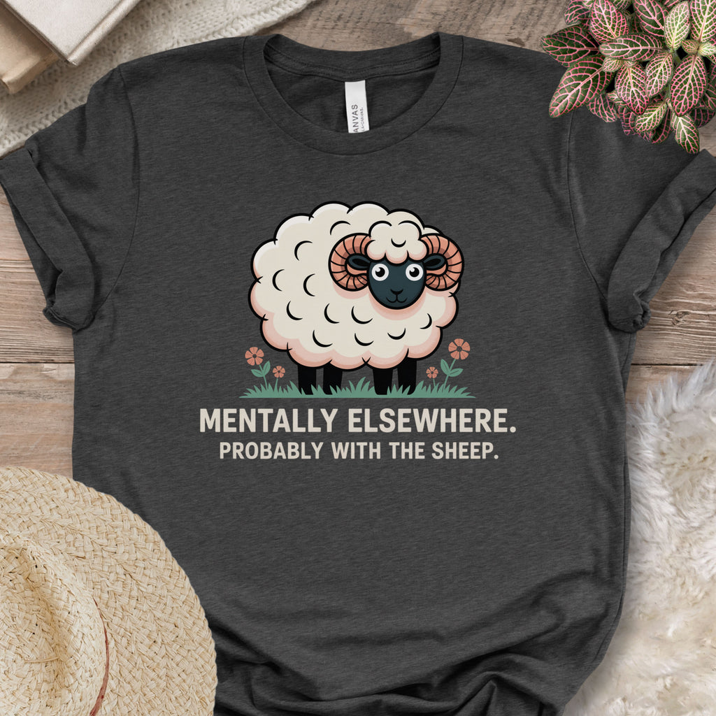 Sheep Daydream Farm Humor Shirt